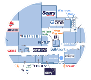 Yarmouth Mall - floor plan excerpt